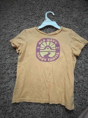 TWO Old Navy Short-Sleeve Graphic Tees - Girls XS and S